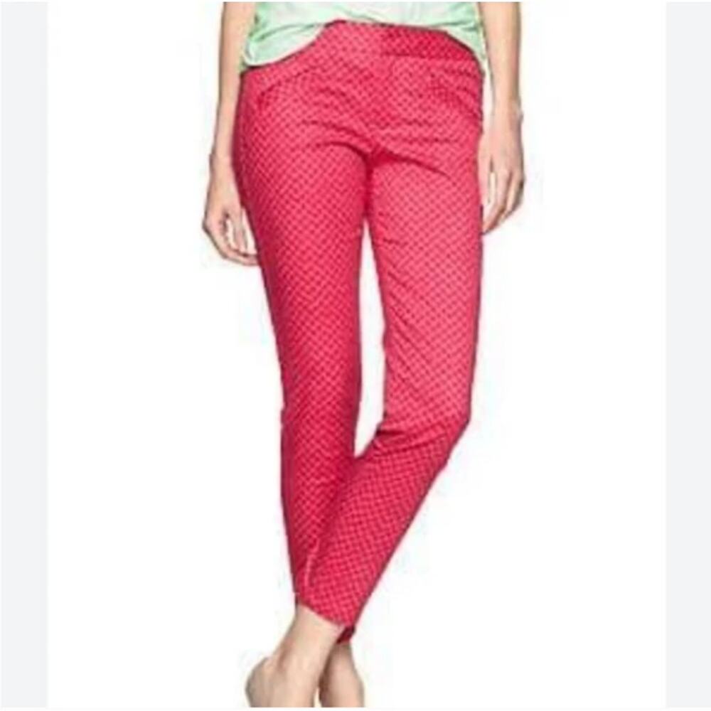 GAP Pink Dot Ultra Skinny Pants Size 10